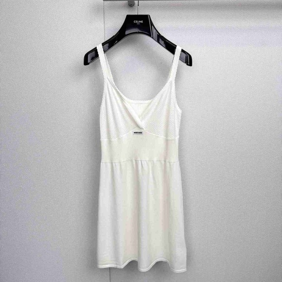 Miu Miu Dresses & Skirts - Miu Miu Cream Mini Skirt